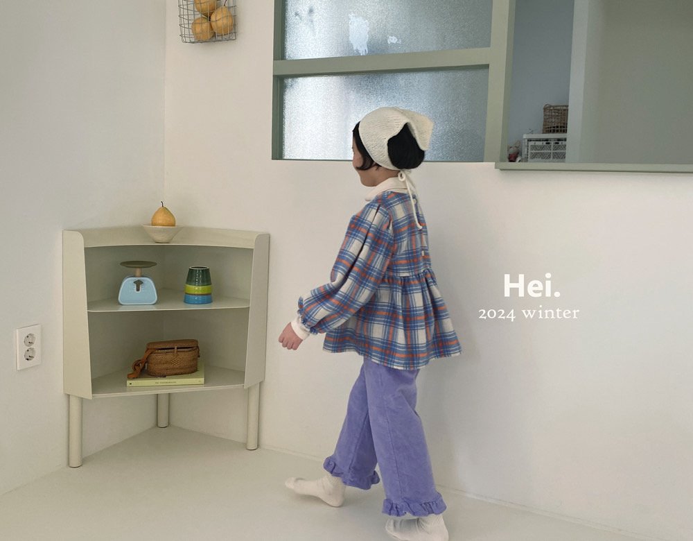 Hei.スパンコーデュロイフリルパンツ---☆即納☆hi862