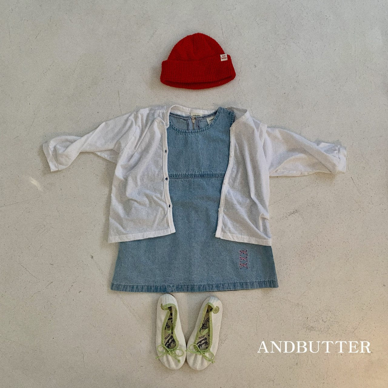 andbutter サマーワッフルビーニー☆即納☆---an100