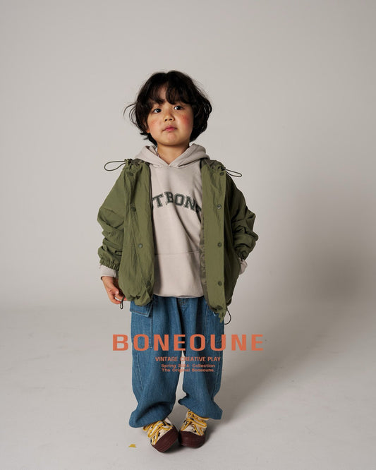 BONEOUNE ソフトカーゴデニムパンツ---bn504