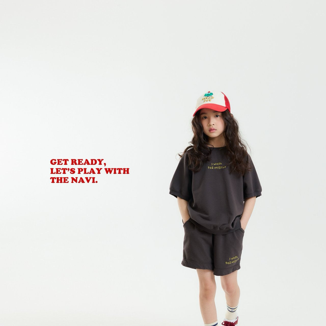 【予約】navi モモTシャツ---na045