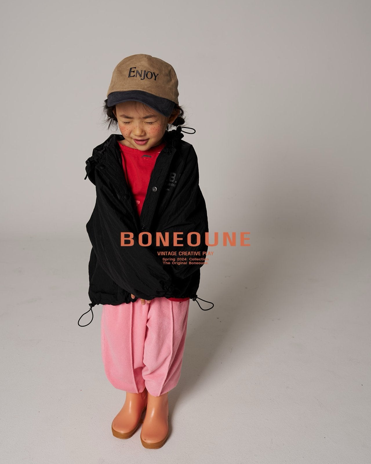 BONEOUNE フラワーシングルT☆即納☆---bn510