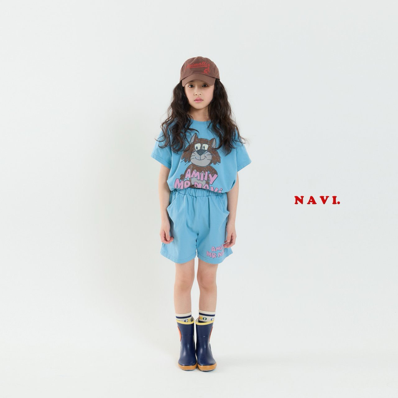 【予約】navi アミリーTシャツ---na048