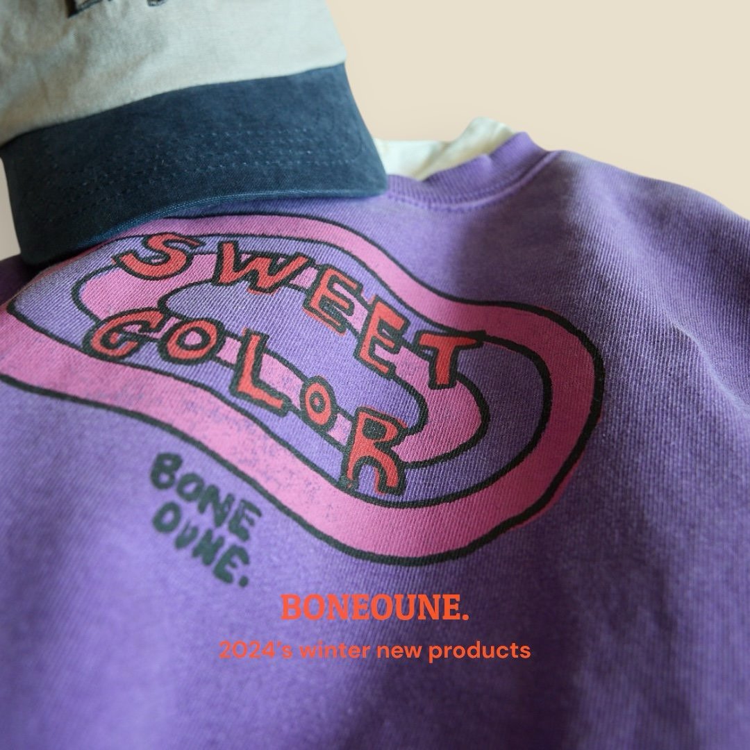 BONEOUNE スウィートカラー裏起毛mtm☆即納☆---bn806