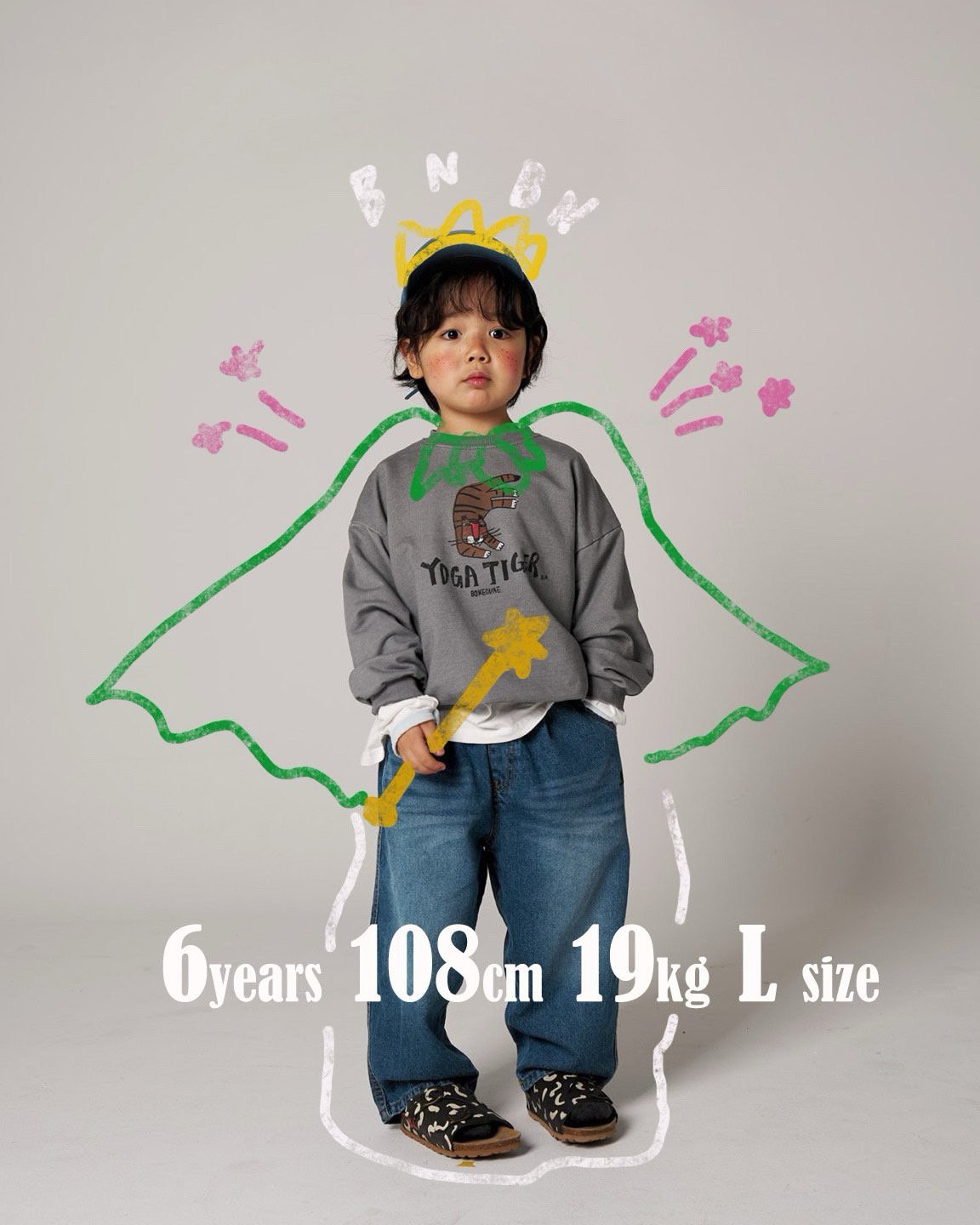 BONEOUNE デニムベスト---bn505