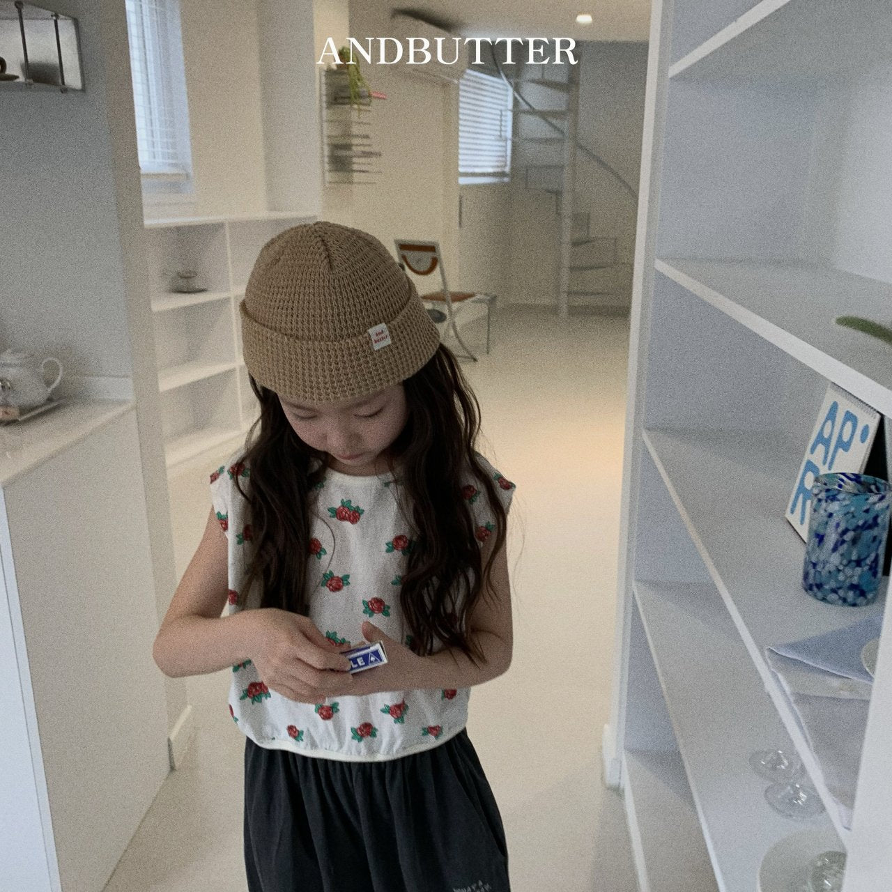 andbutter サマーワッフルビーニー☆即納☆---an100