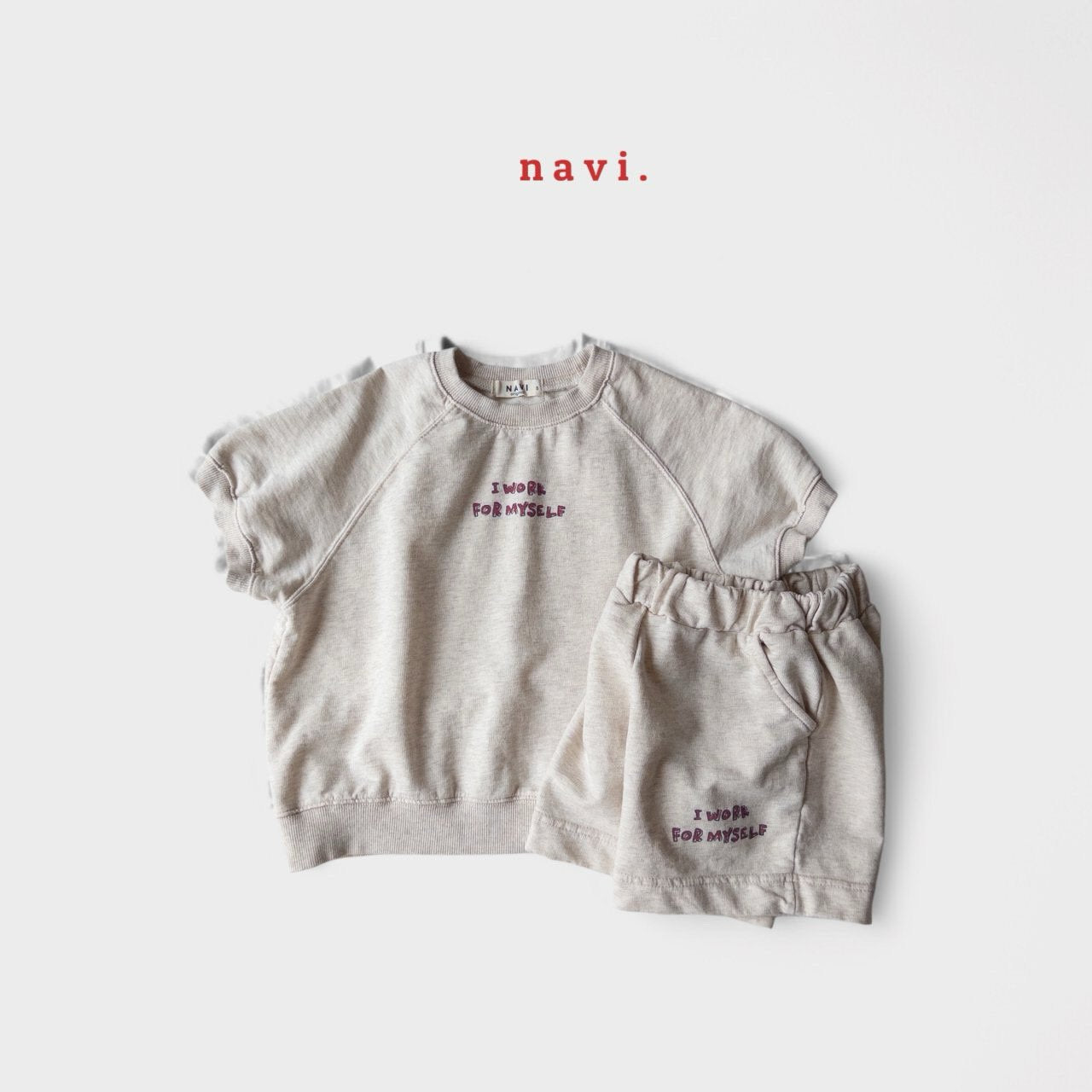 【予約】navi モモTシャツ---na045