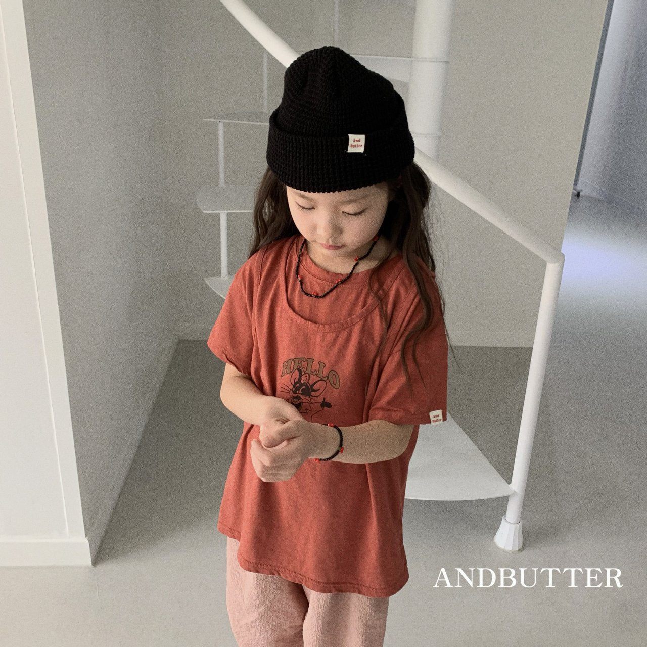 andbutter チェリーネックレス☆即納☆---an108