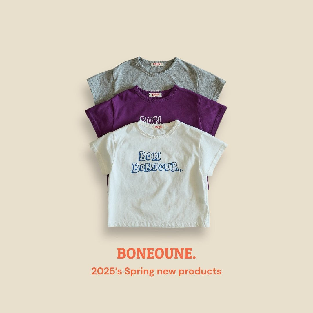 BONEOUNE ボンジュールシングル_Tシャツ☆即納☆---bn920
