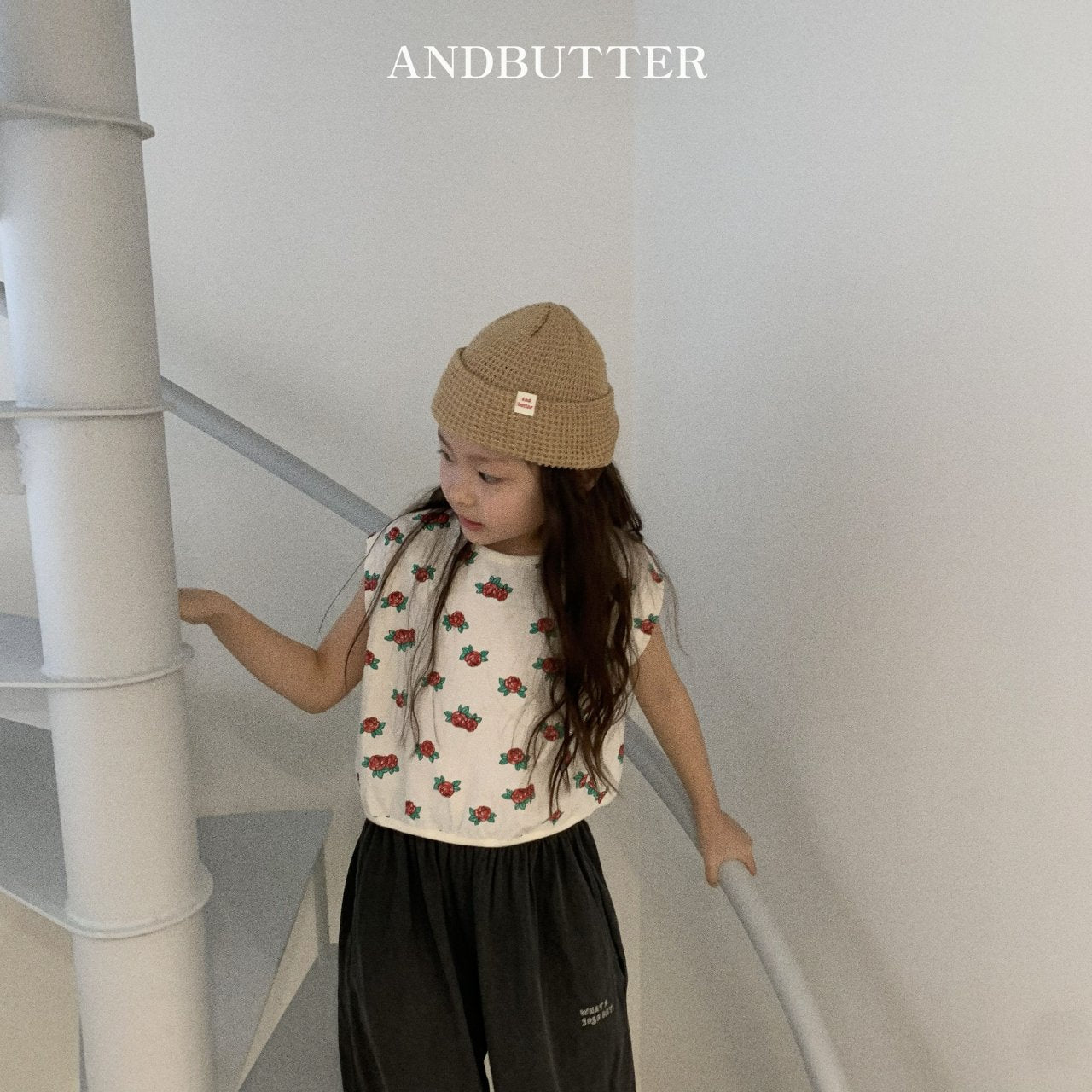 andbutter サマーワッフルビーニー☆即納☆---an100