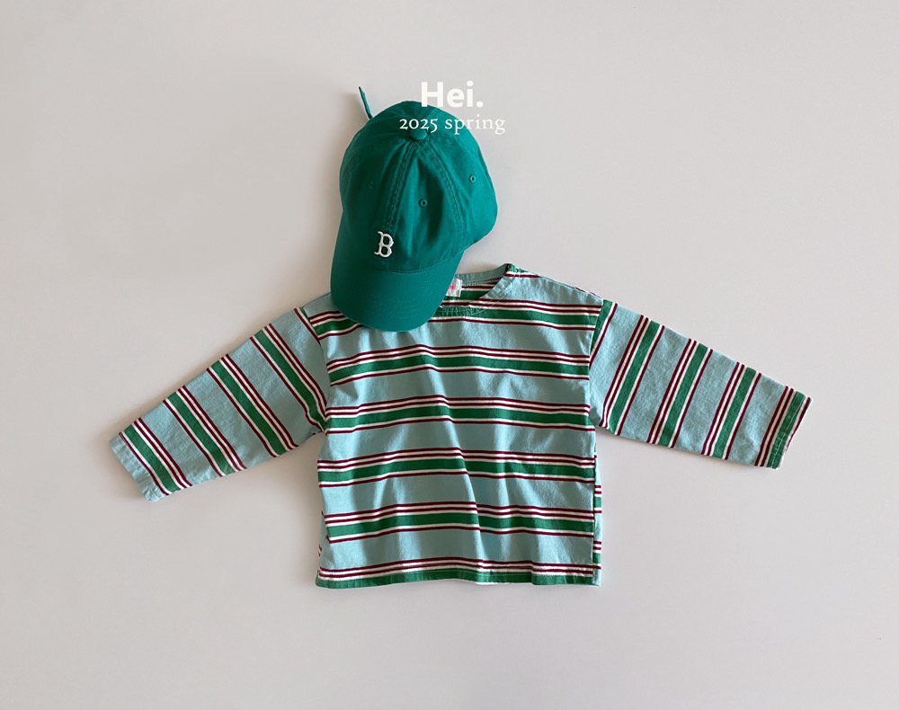 【予約】Hei.マルチボーダーTシャツ---hi901