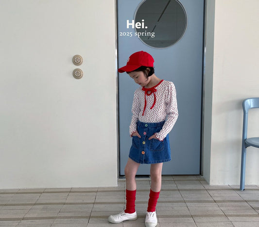 Hei. プチリボンTシャツ☆即納☆---hi912