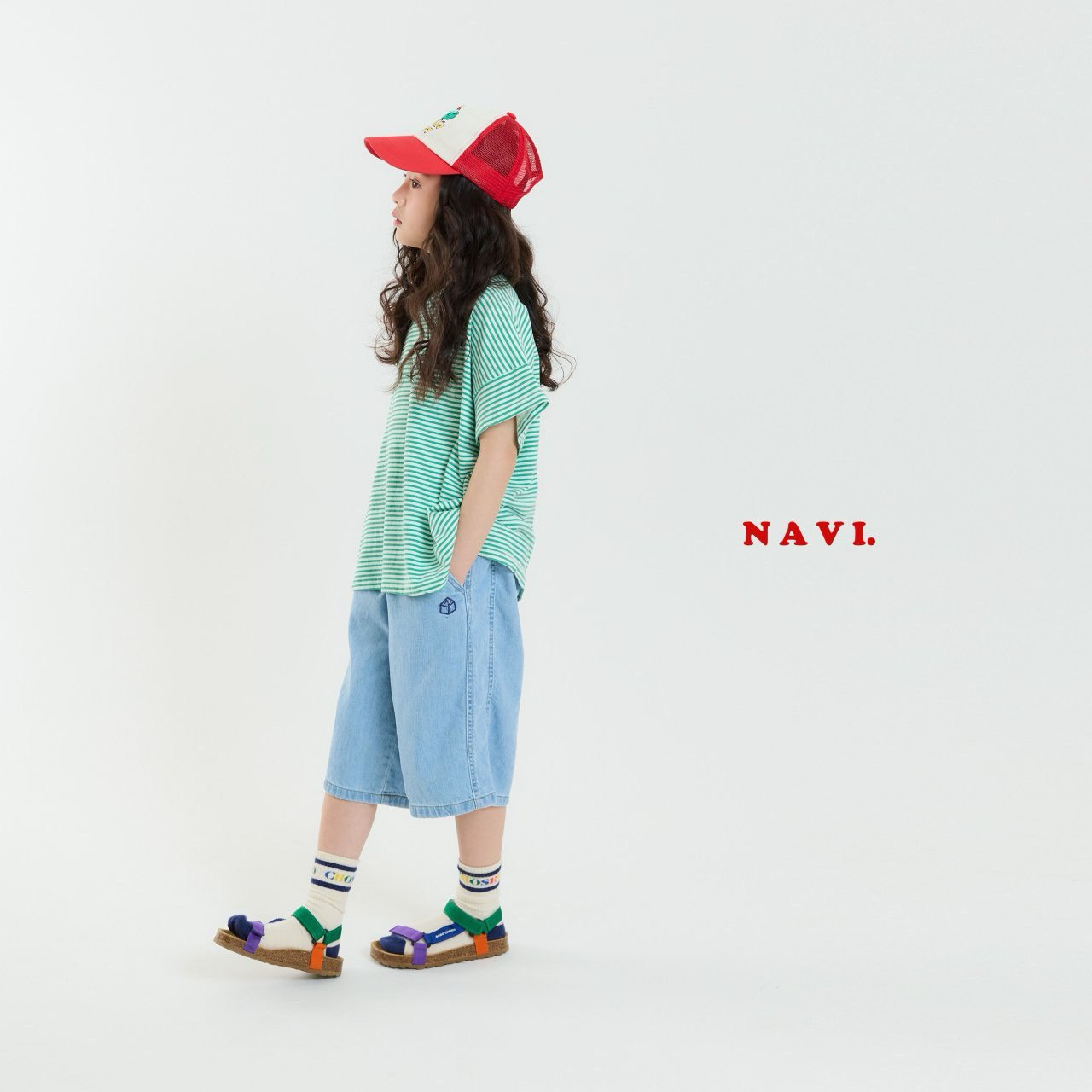 【予約】navi モリデニムパンツ---na055
