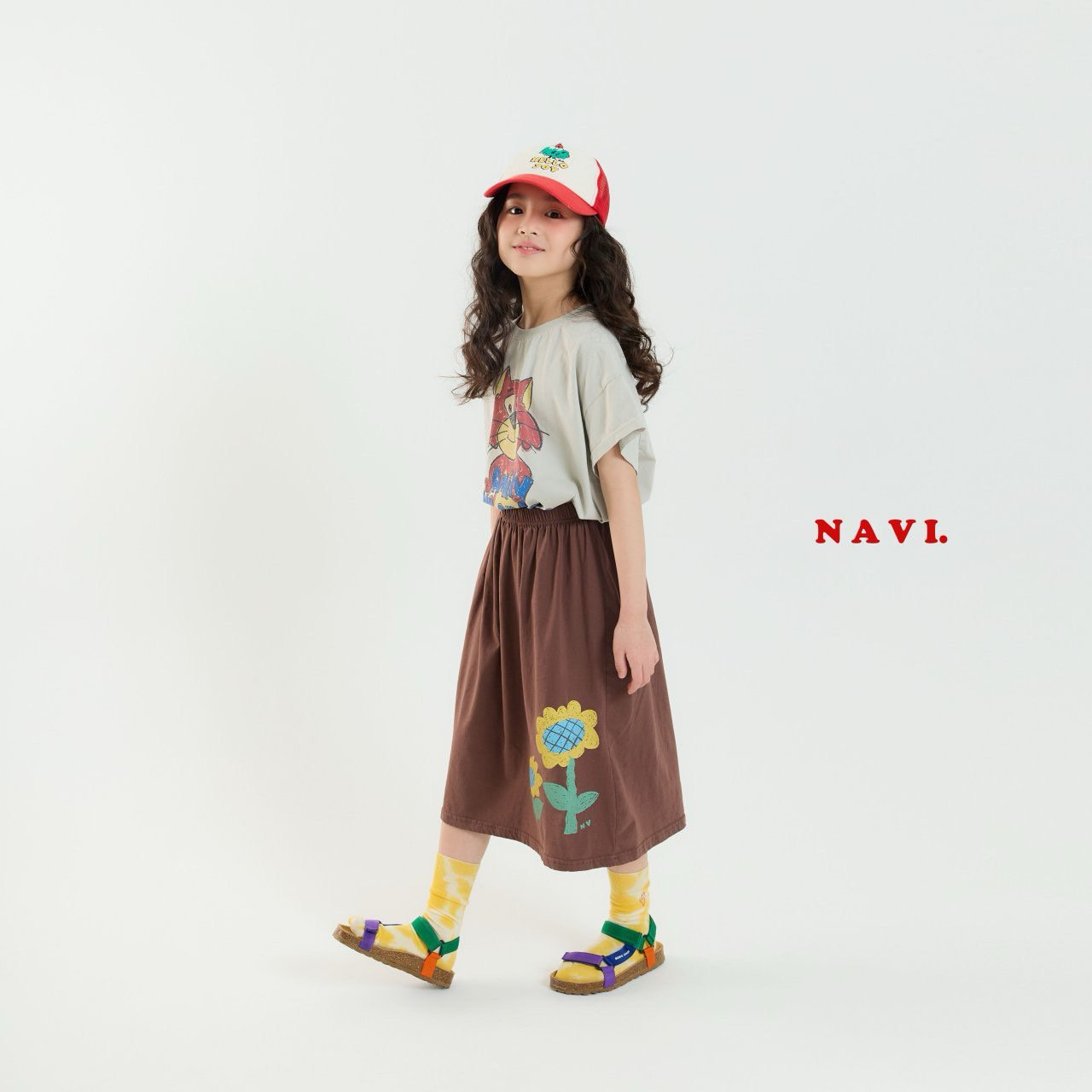 【予約】navi アミリーTシャツ---na048
