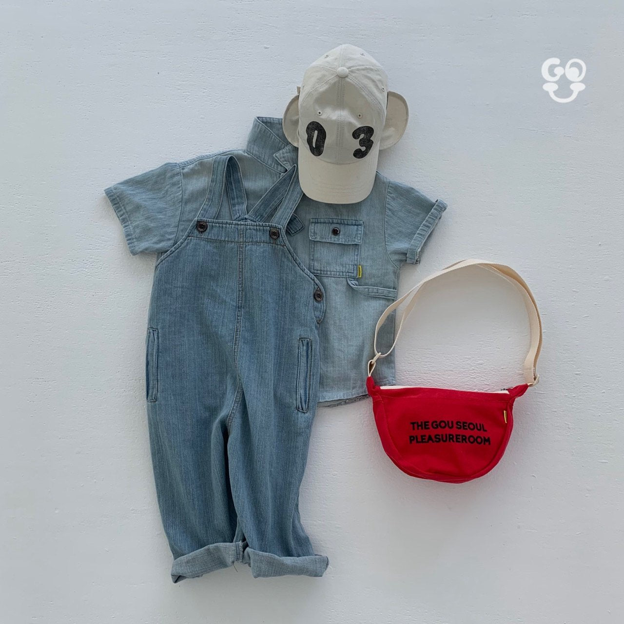 GOU.デニムオーバーオール☆即納☆---gk708