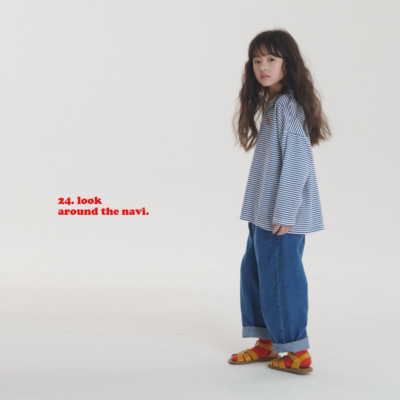 navi.ハニデニムパンツ(kids&junior)☆即納☆---na717
