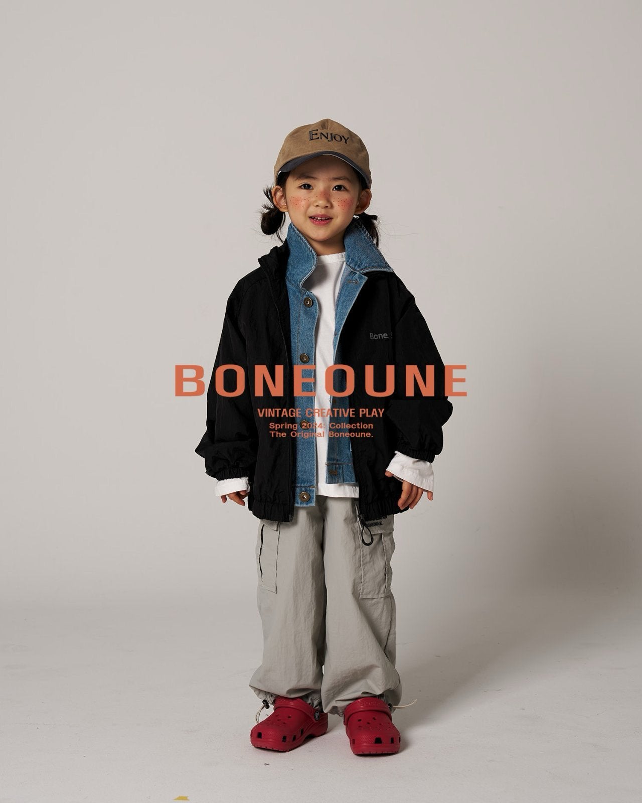 BONEOUNE デニムベスト---bn505