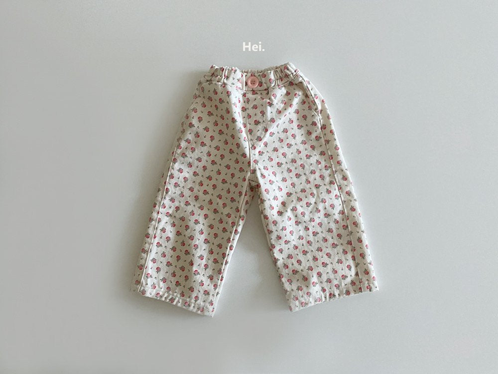 Hei.フラワーパンツ☆即納☆---hi612