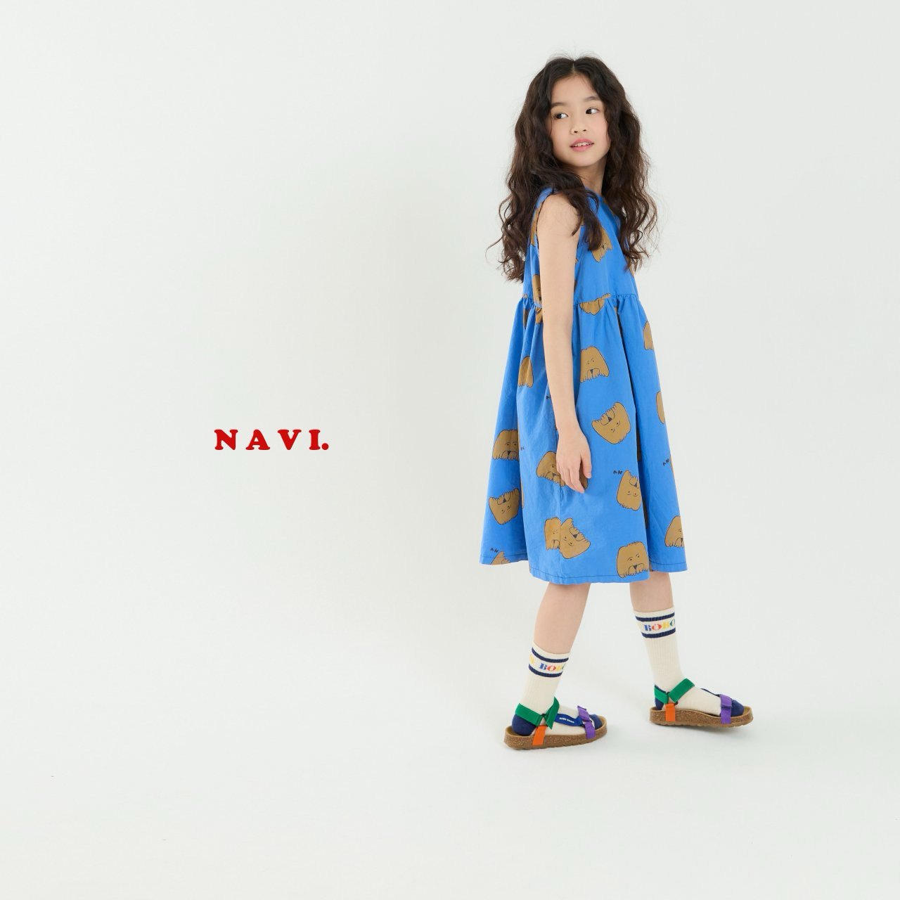【予約】navi ドッグワンピース---na044