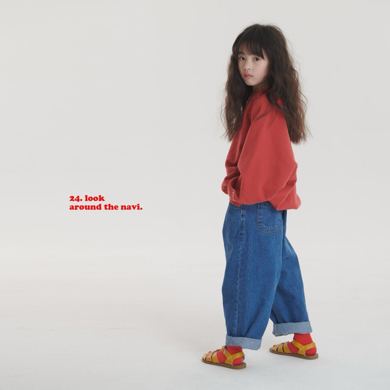 navi.ハニデニムパンツ(kids&junior)☆即納☆---na717