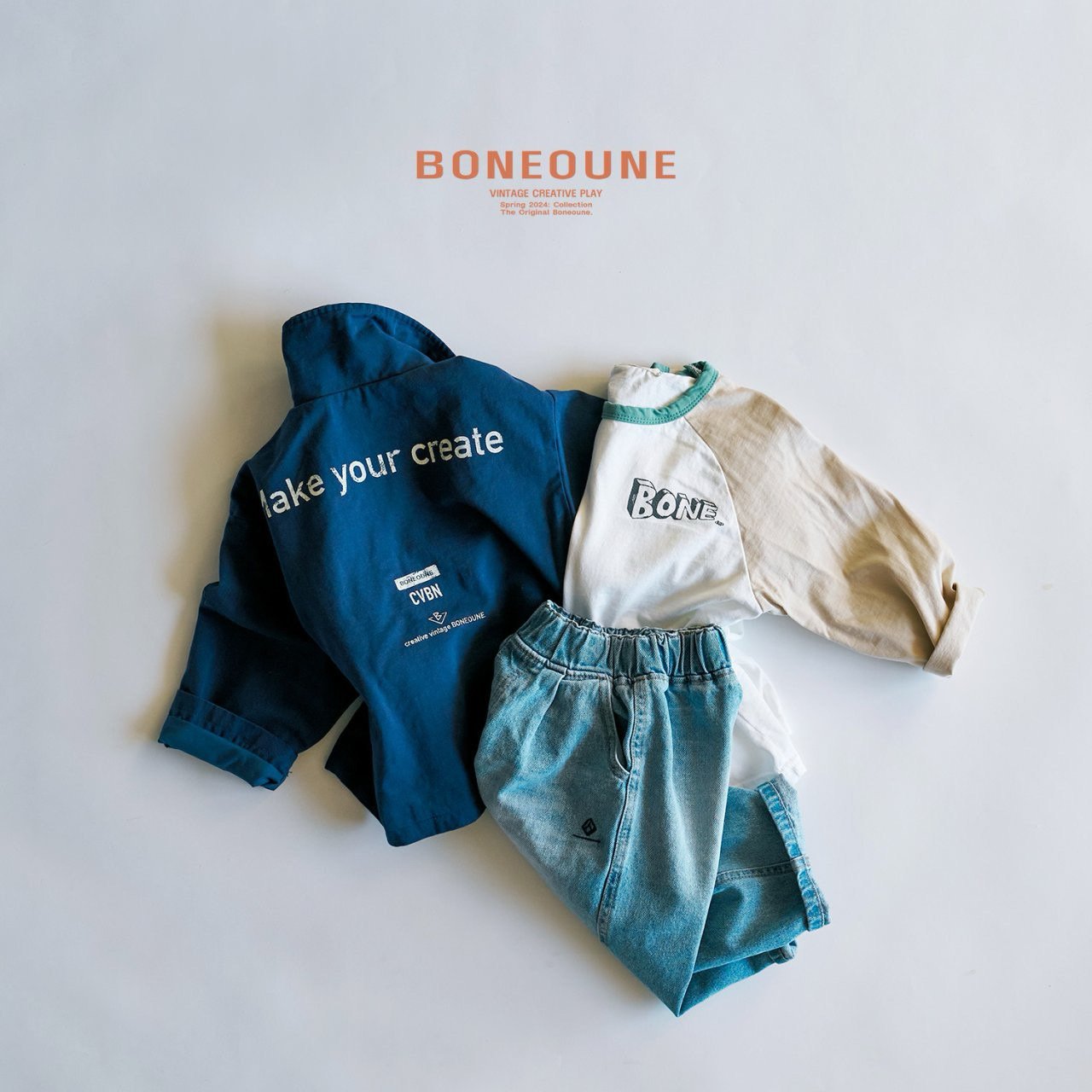 BONEOUNE 春のデニムパンツ☆即納☆---bn517