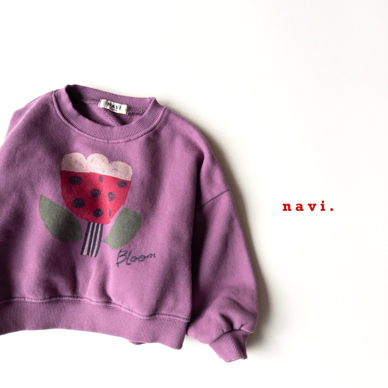navi.裏起毛チューリップクロップmtm☆即納☆---na908