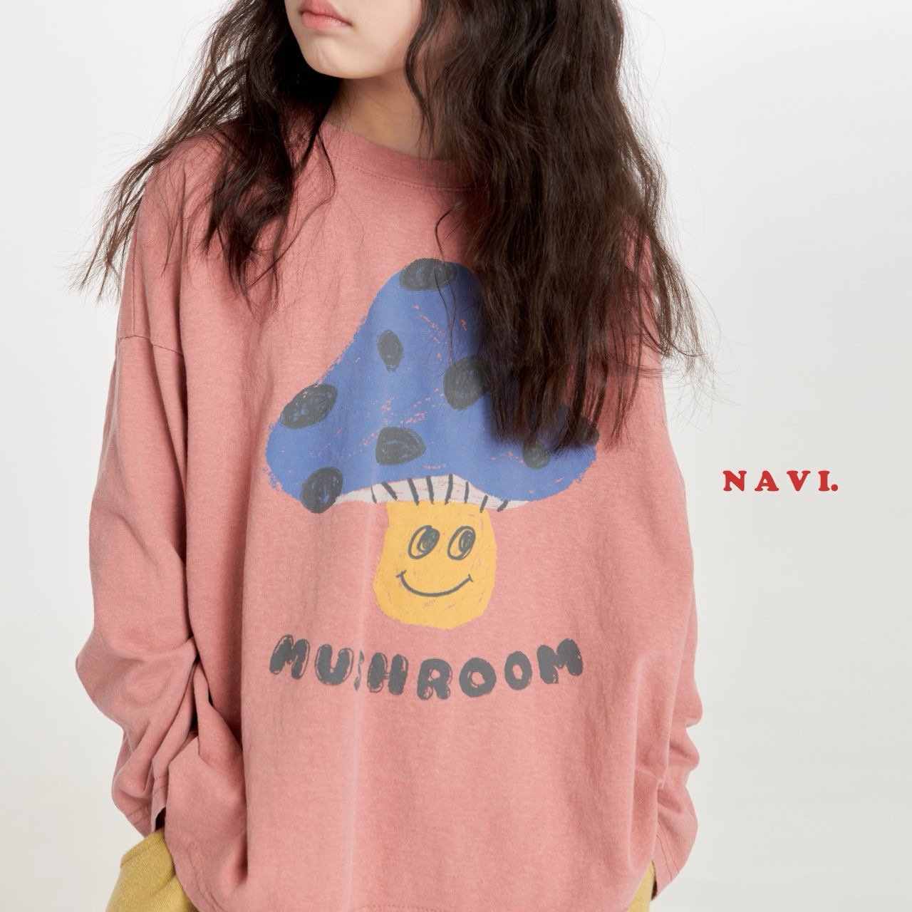 navi マッシュルームTシャツ☆即納☆---na25s012