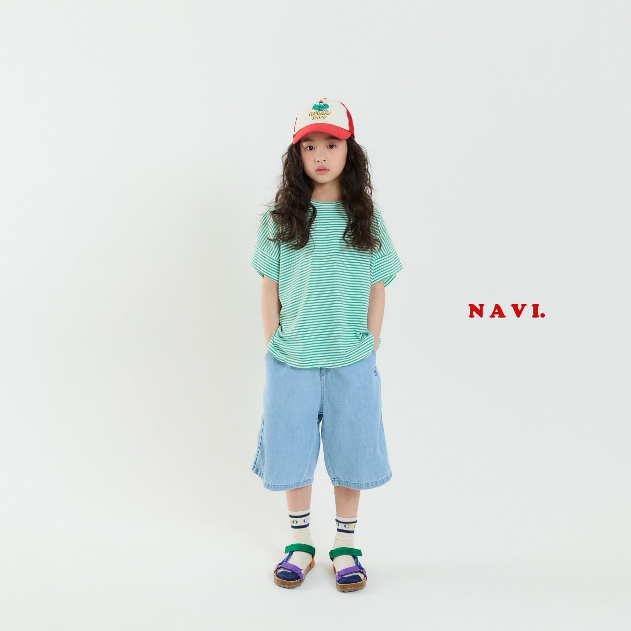 【予約】navi モリデニムパンツ---na055