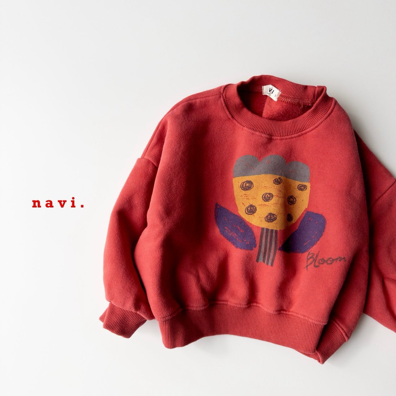navi.裏起毛チューリップクロップmtm☆即納☆---na908
