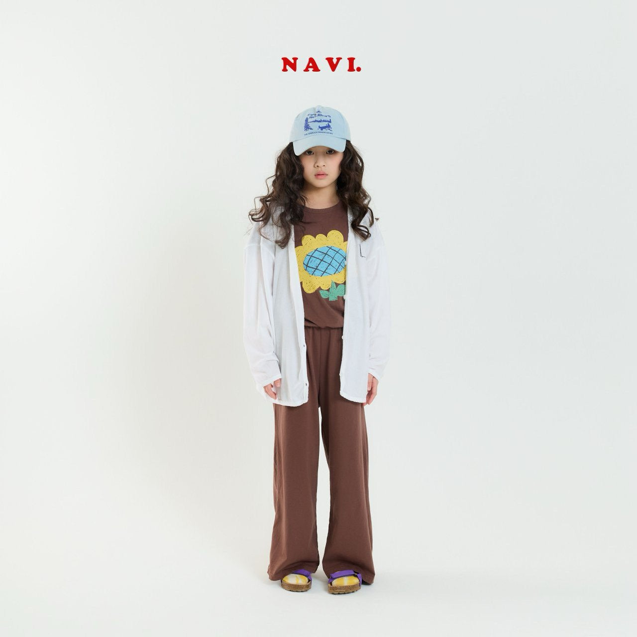 【予約】navi ひまわりTシャツ---na035