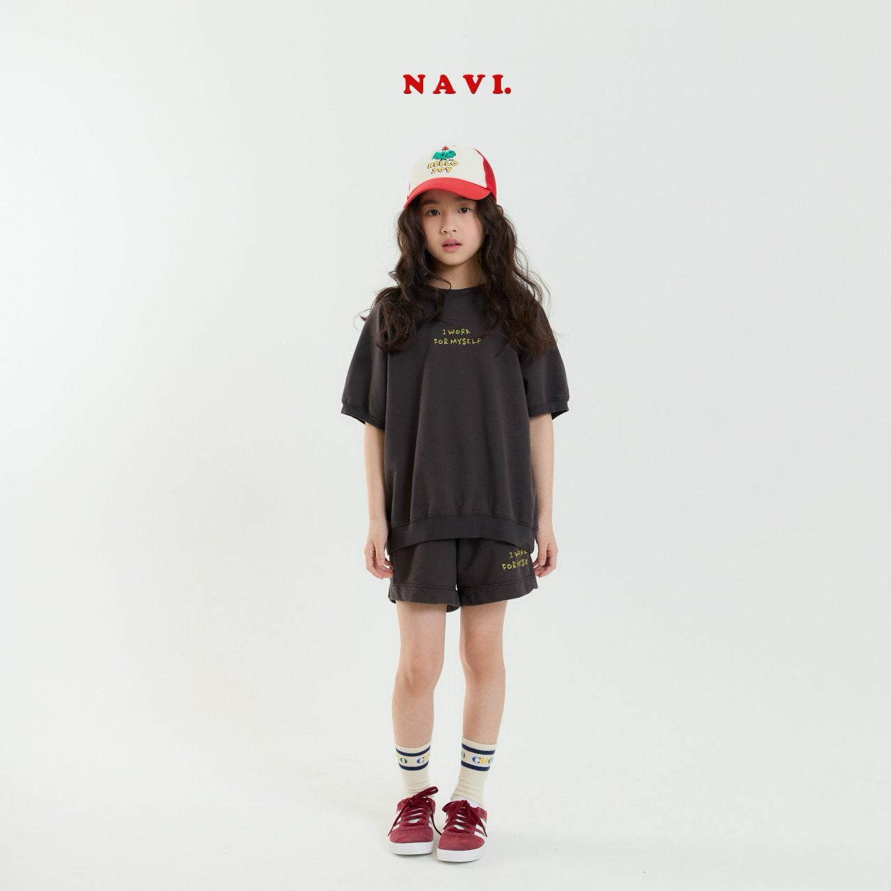 【予約】navi モモTシャツ---na045