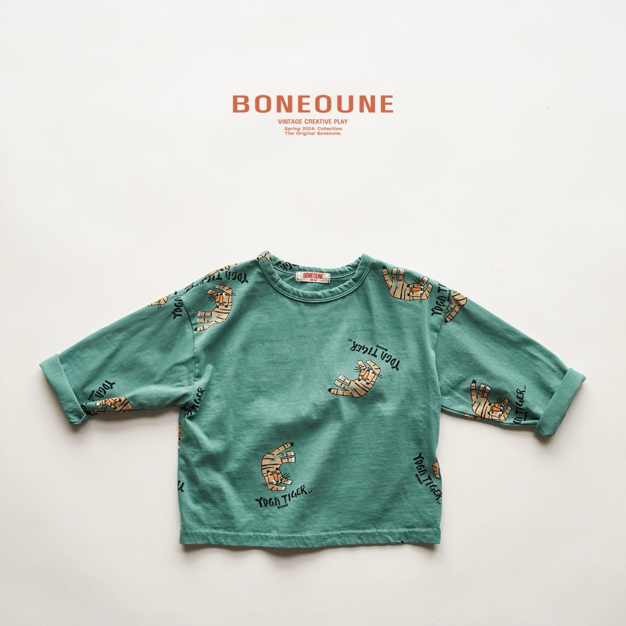 BONEOUNE ヨガタイガーシングルT☆即納☆---bn522