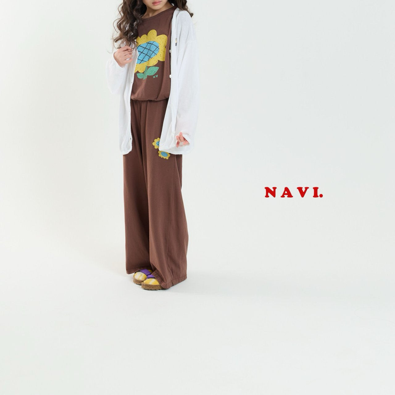 【予約】navi ひまわりTシャツ---na035