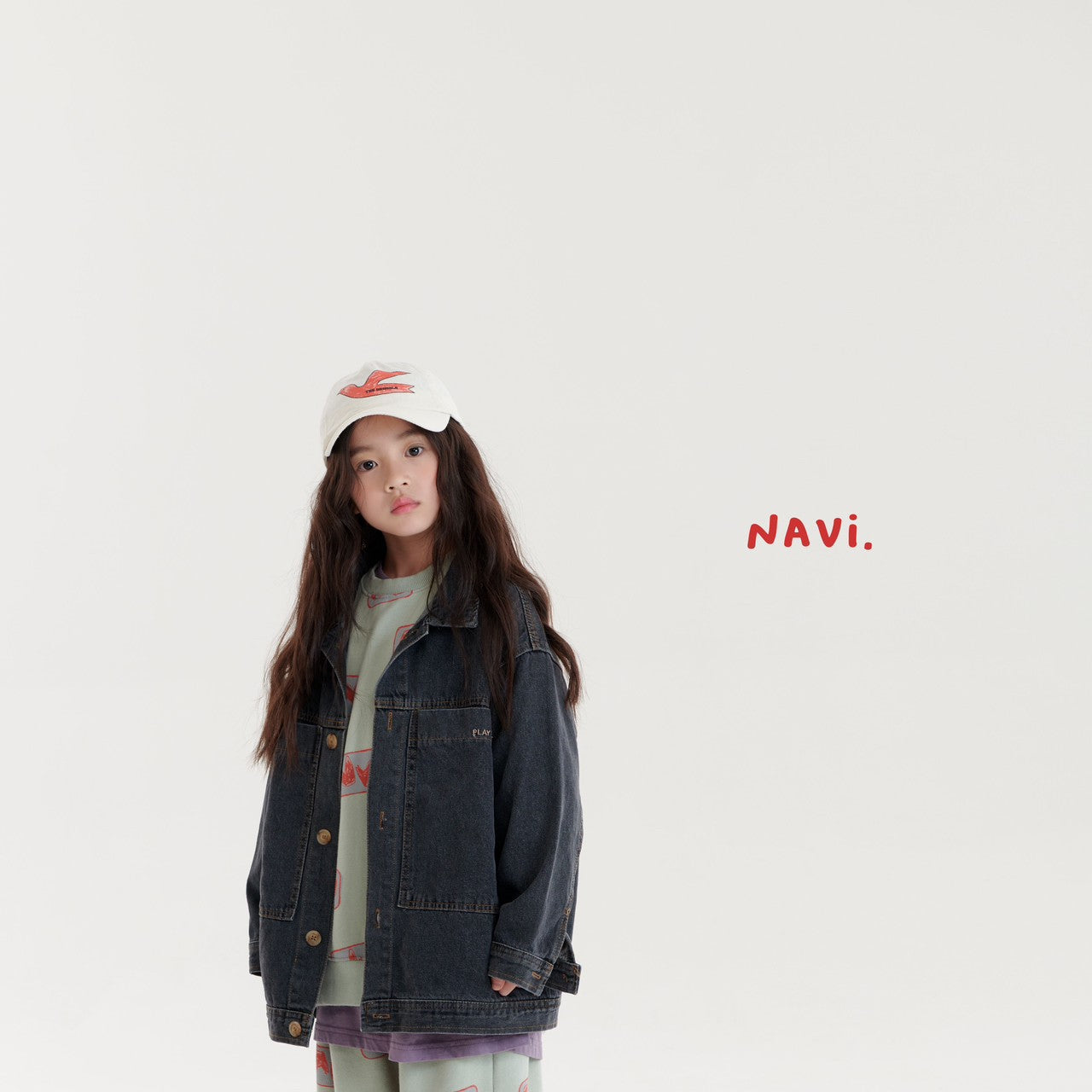 JM.JLsize/naviナナデニムジャケット☆即納☆---na522