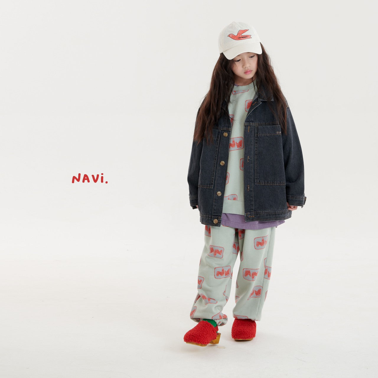 JM.JLsize/naviナナデニムジャケット☆即納☆---na522