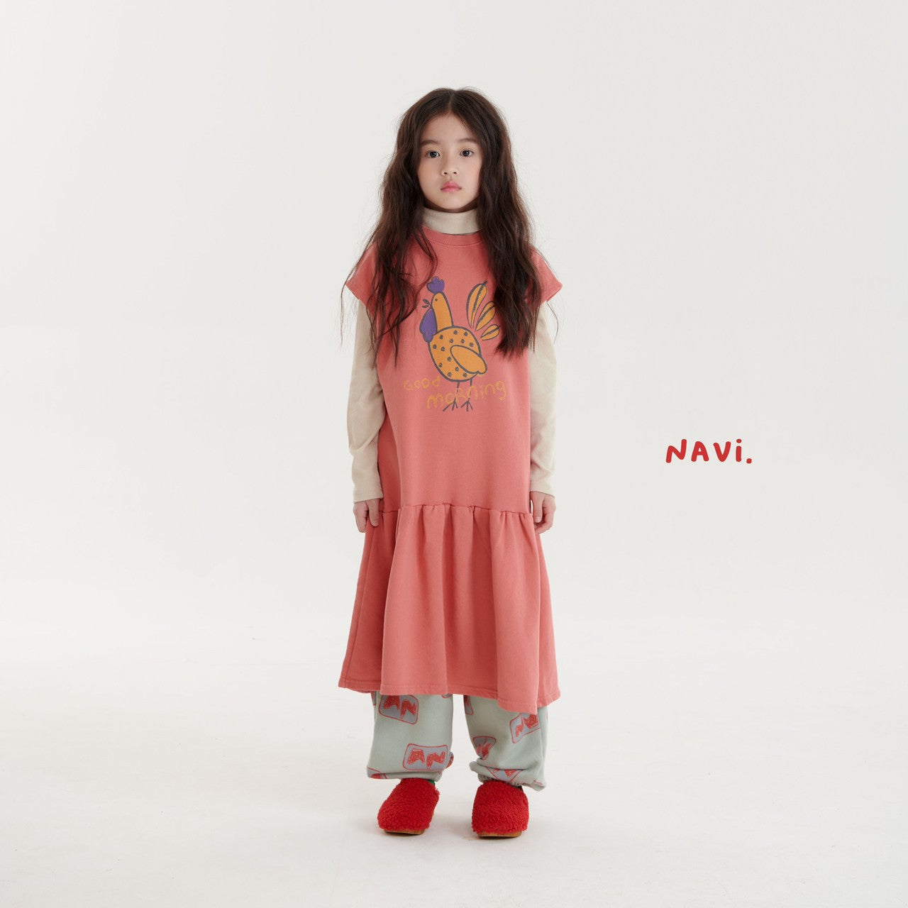 navi マイルドポーラハイネックT☆即納☆---na510