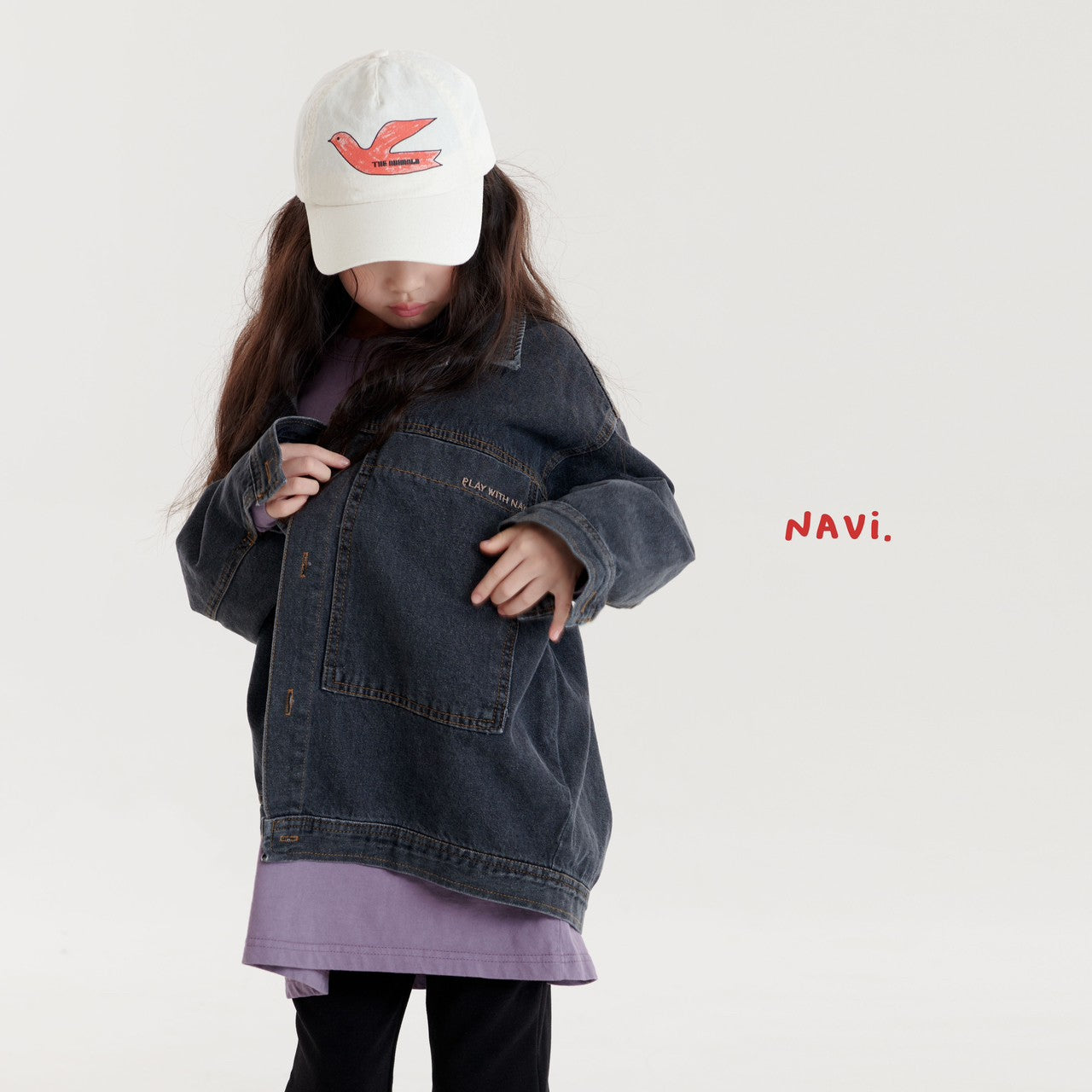JM.JLsize/naviナナデニムジャケット☆即納☆---na522