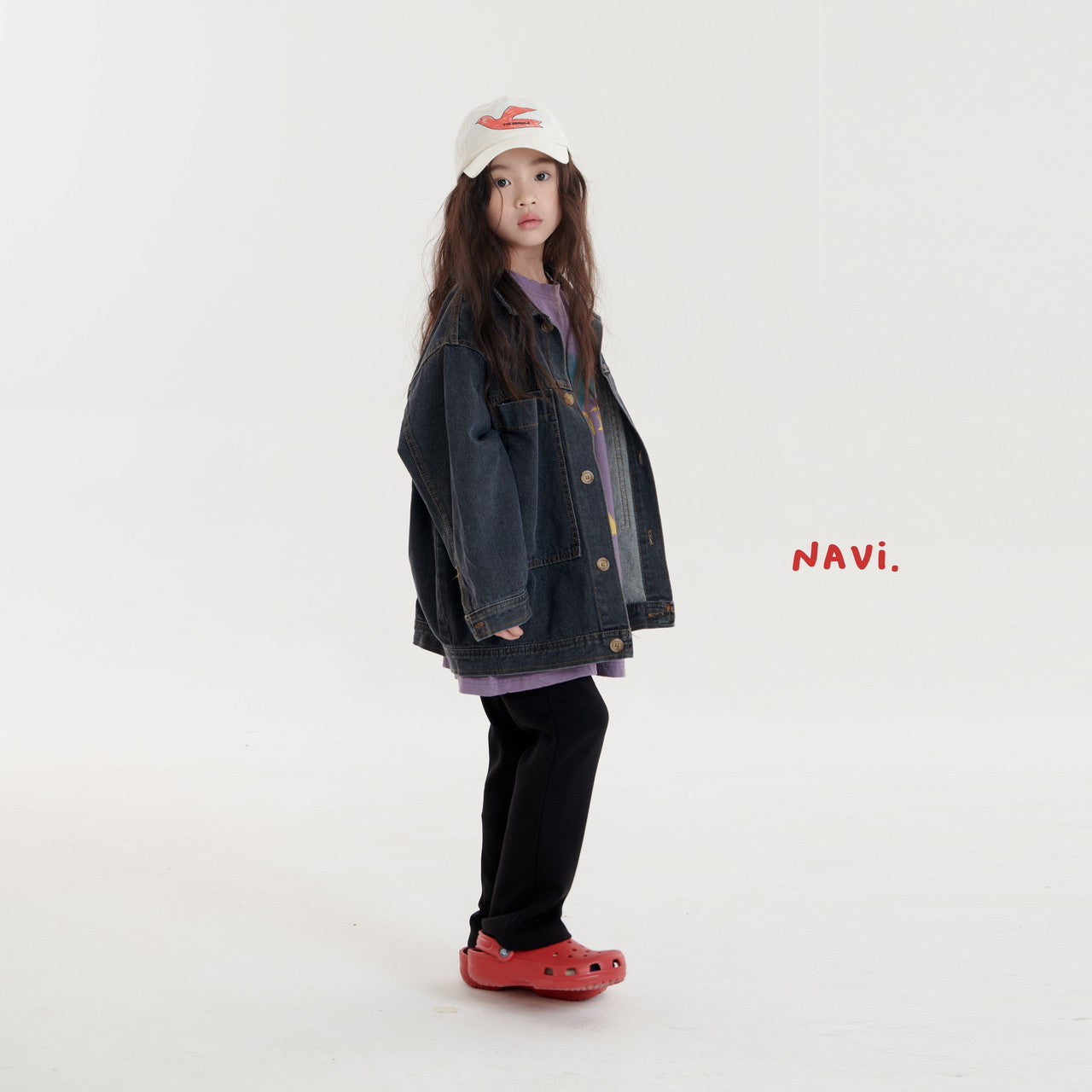 JM.JLsize/naviナナデニムジャケット☆即納☆---na522