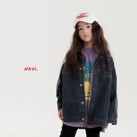 JM.JLsize/naviナナデニムジャケット☆即納☆---na522