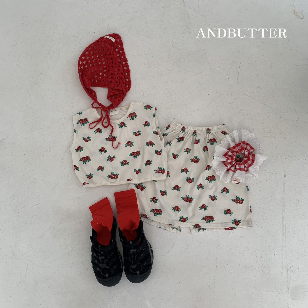 andbutterクロシェボネット☆即納☆---an123