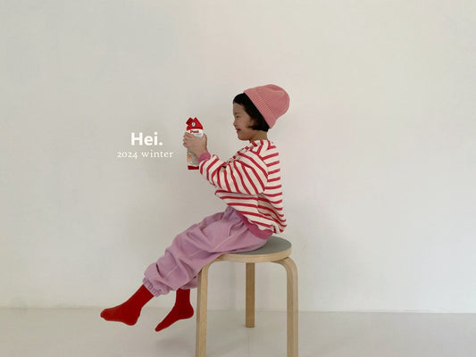 Hei 裏起毛ボーダーmtm☆即納☆---hi859