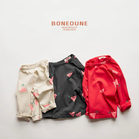 BONEOUNE フラワーシングルT☆即納☆---bn510