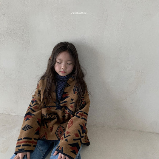andbutter フリースジップアップ☆即納☆---an013