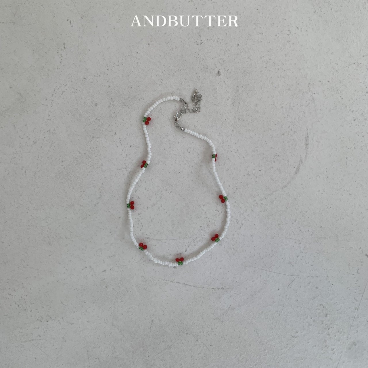 andbutter チェリーネックレス☆即納☆---an108