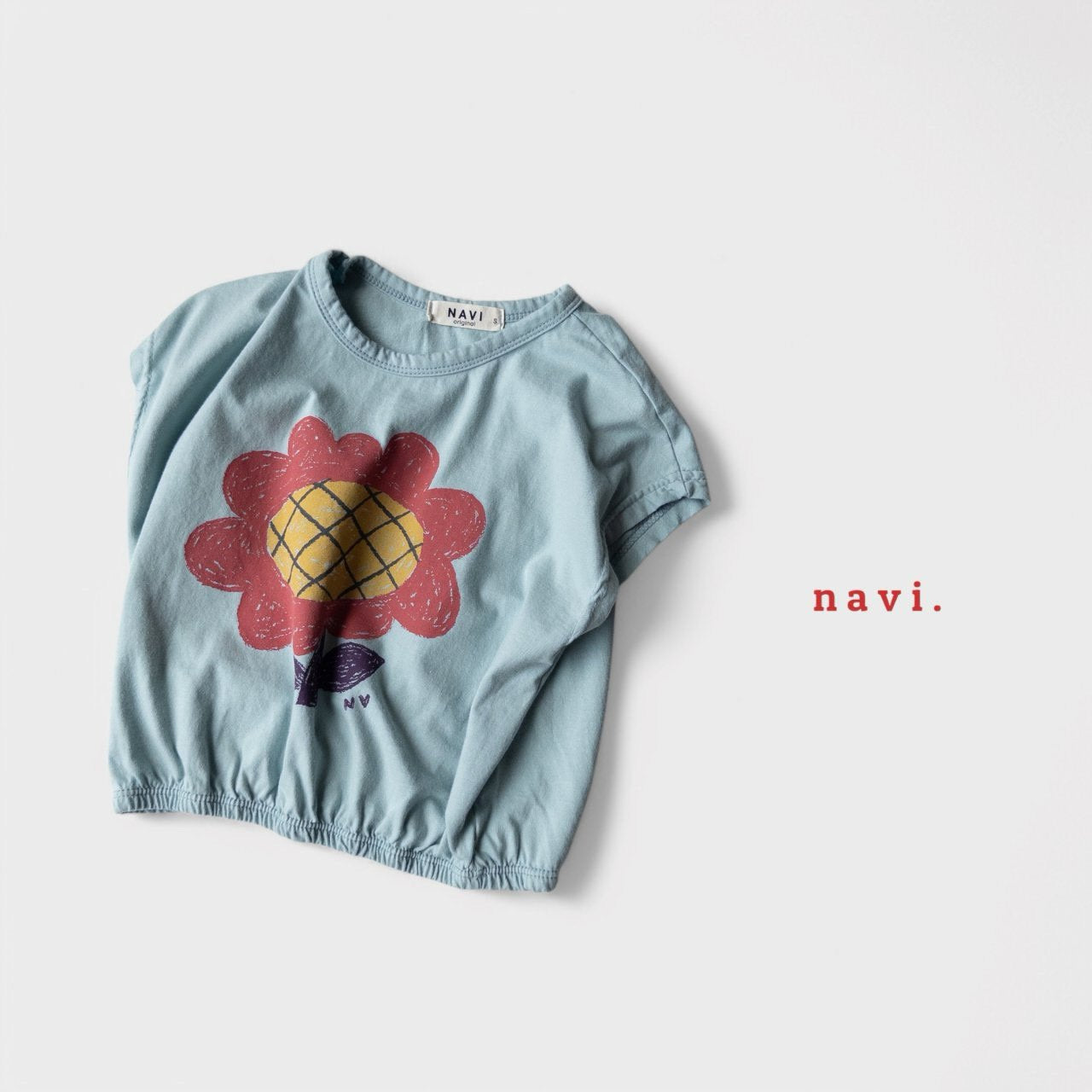 【予約】navi ひまわりTシャツ---na035