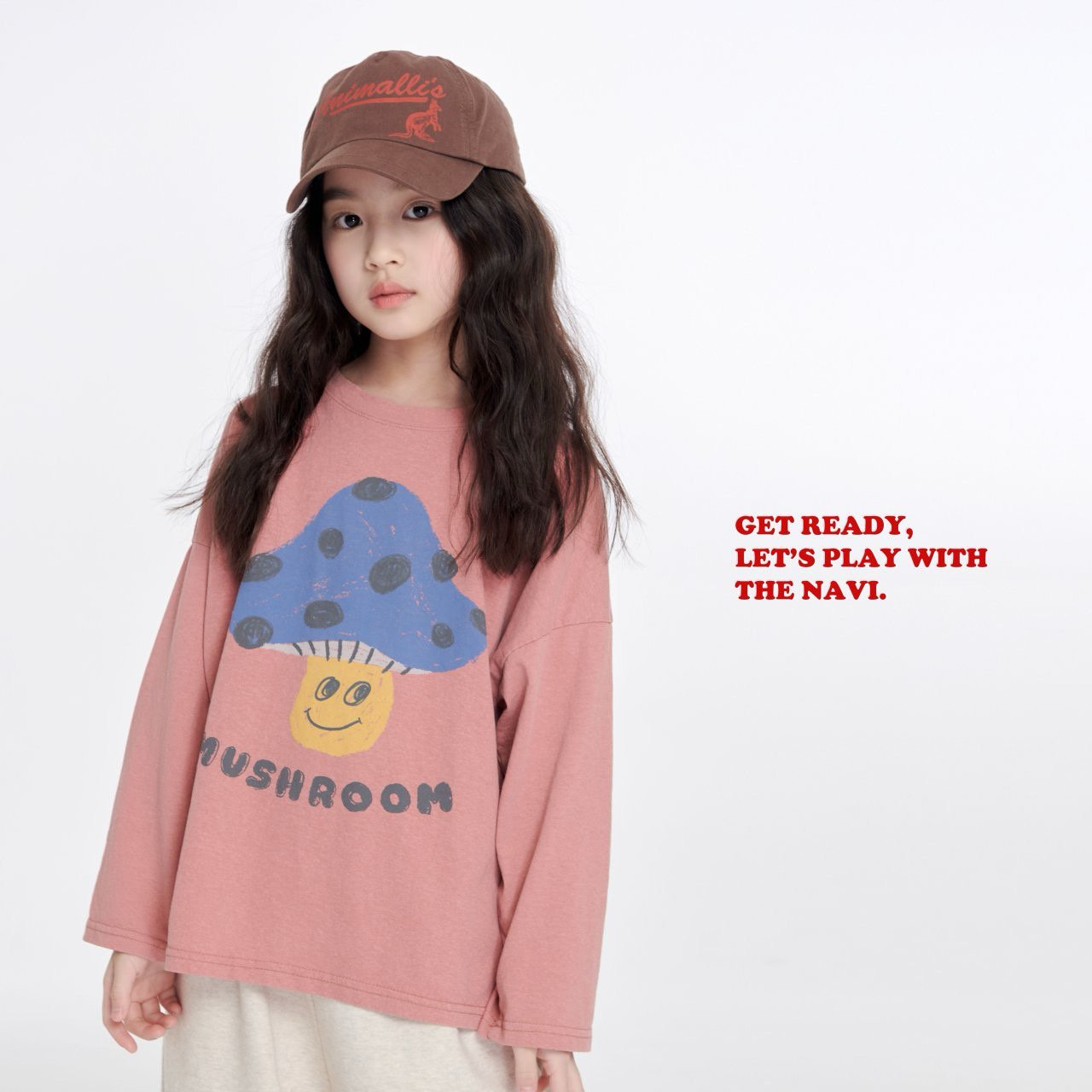 navi マッシュルームTシャツ☆即納☆---na25s012