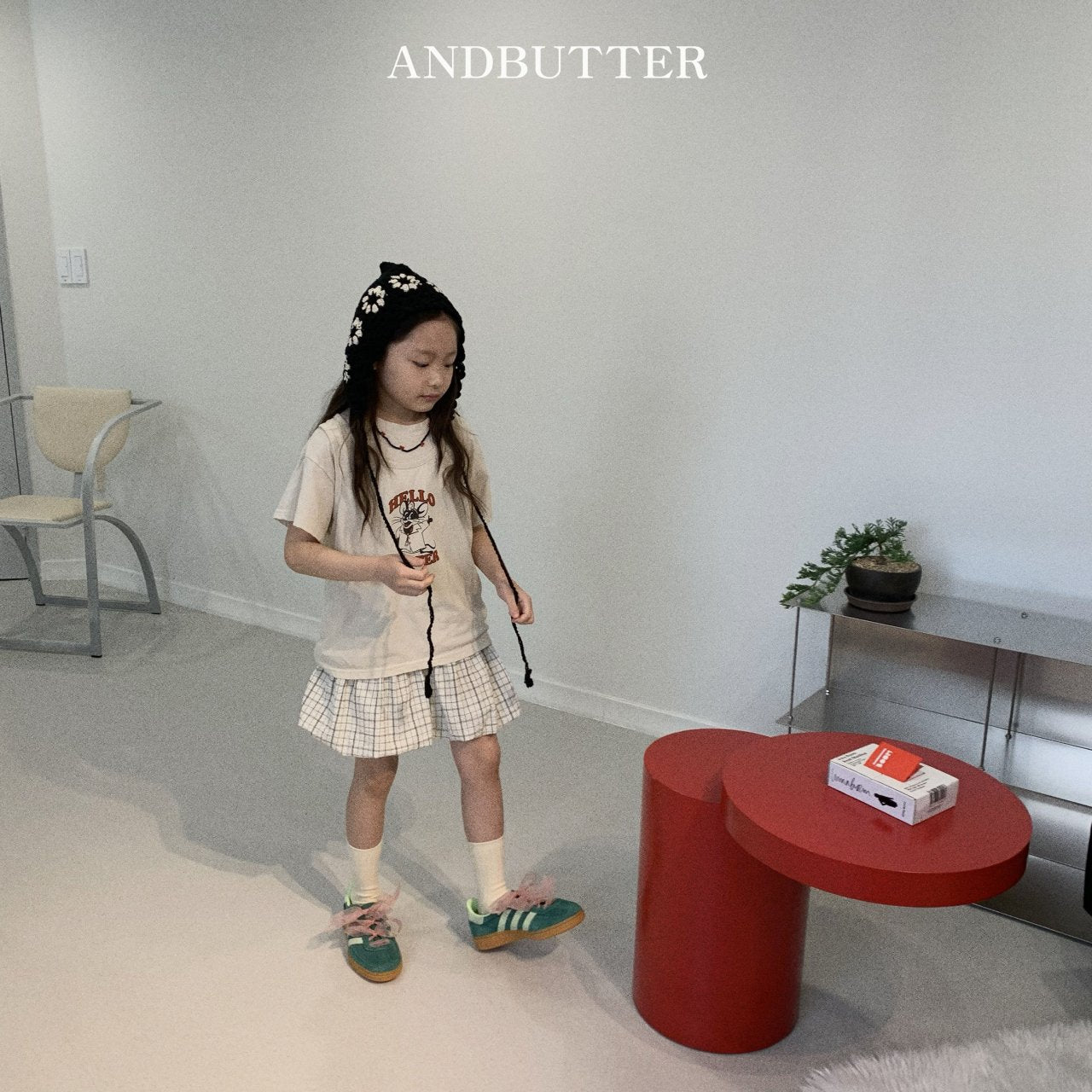 andbutter チェリーネックレス☆即納☆---an108