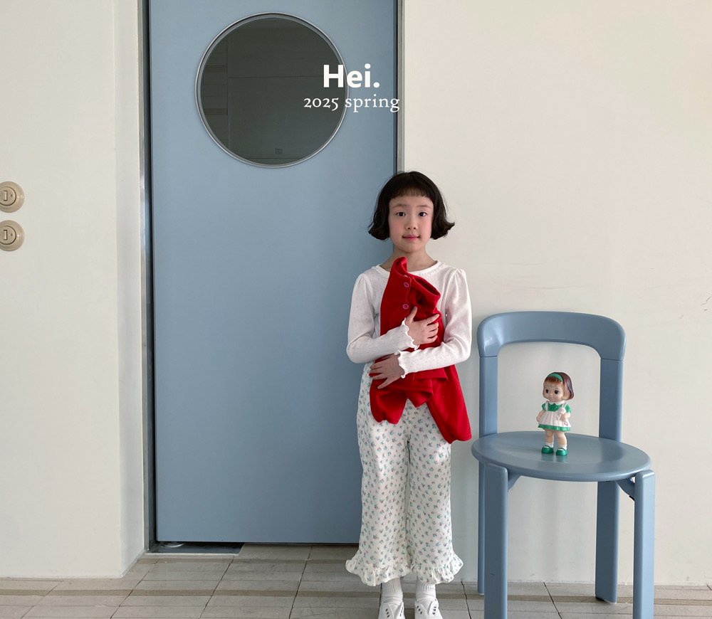 Hei. フラワーフリルパンツ☆即納☆---hi916