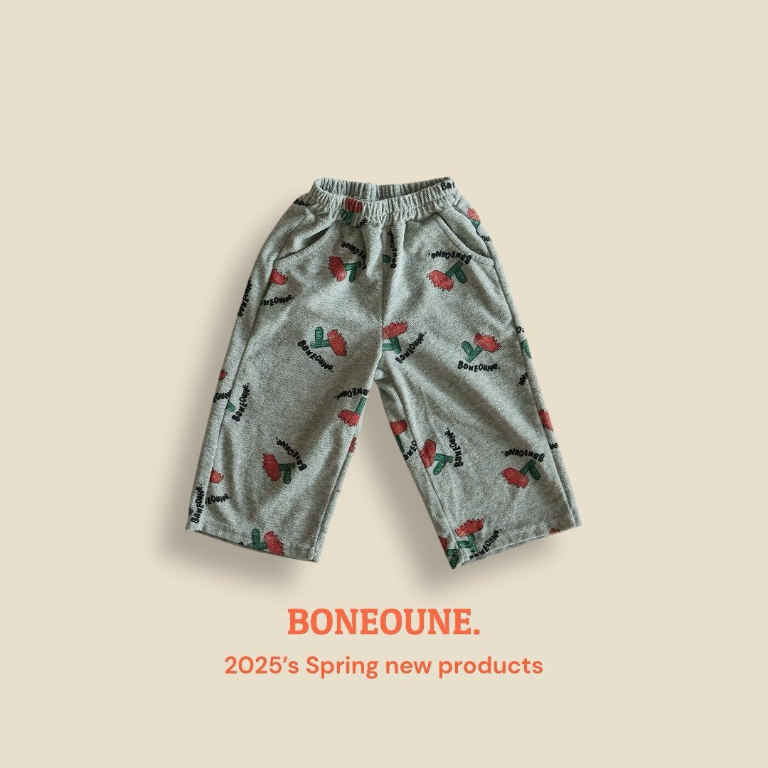 BONEOUNE テリーフラワーパンツ☆即納☆---bn911