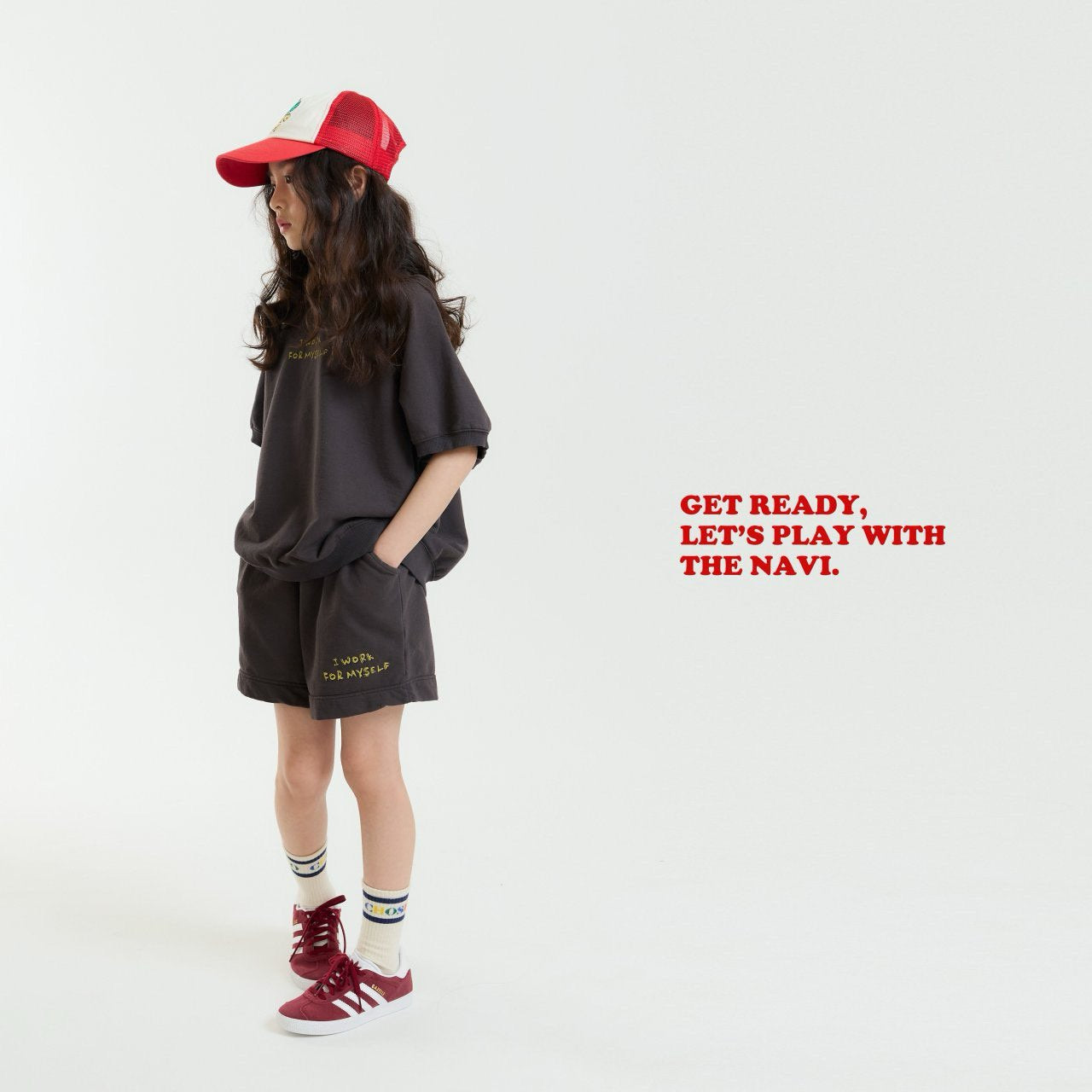 【予約】navi モモTシャツ---na045