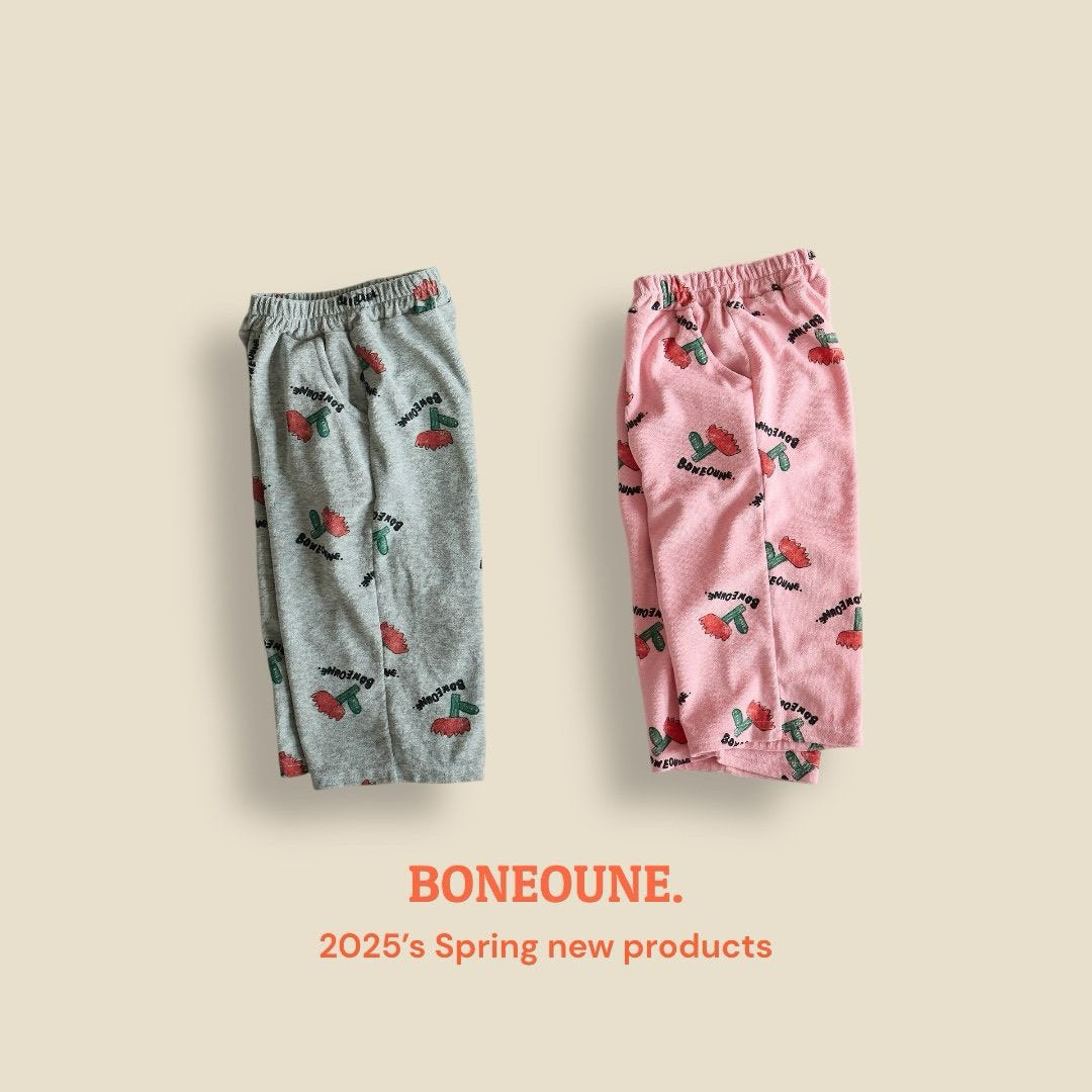 BONEOUNE テリーフラワーパンツ☆即納☆---bn911